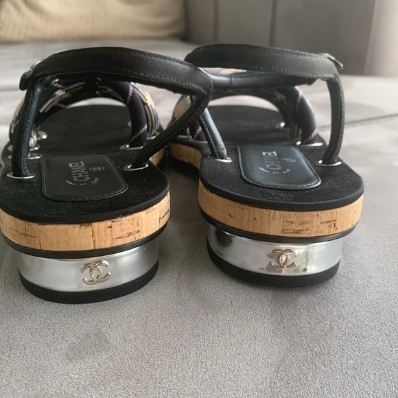 Chanel NWOT Black Rope Sandals size 36 - Picture 6 of 17